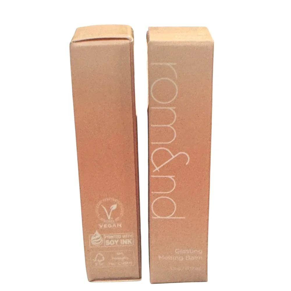 Rom&nd Glasting Melting Balm 10 Nu Beige Korean Lip Tint Vegan 3.5g Set of 2